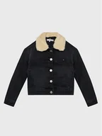 Kurtki i płaszcze dla chłopców - Tommy Hilfiger Kurtka jeansowa Trucker Sherpa KG0KG06916 Czarny Regular Fit - miniaturka - grafika 1