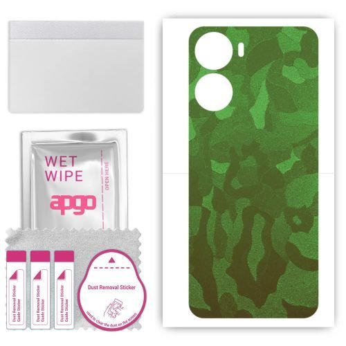 folia naklejka skórka strukturalna na TYŁ do ZTE Libero 5G IV - Moro Camo Zielony - apgo SKINS