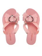 Buty dla dziewczynek - Melissa Japonki Mini Melissa Harmonic Hot Inf 33945 Różowy - miniaturka - grafika 1