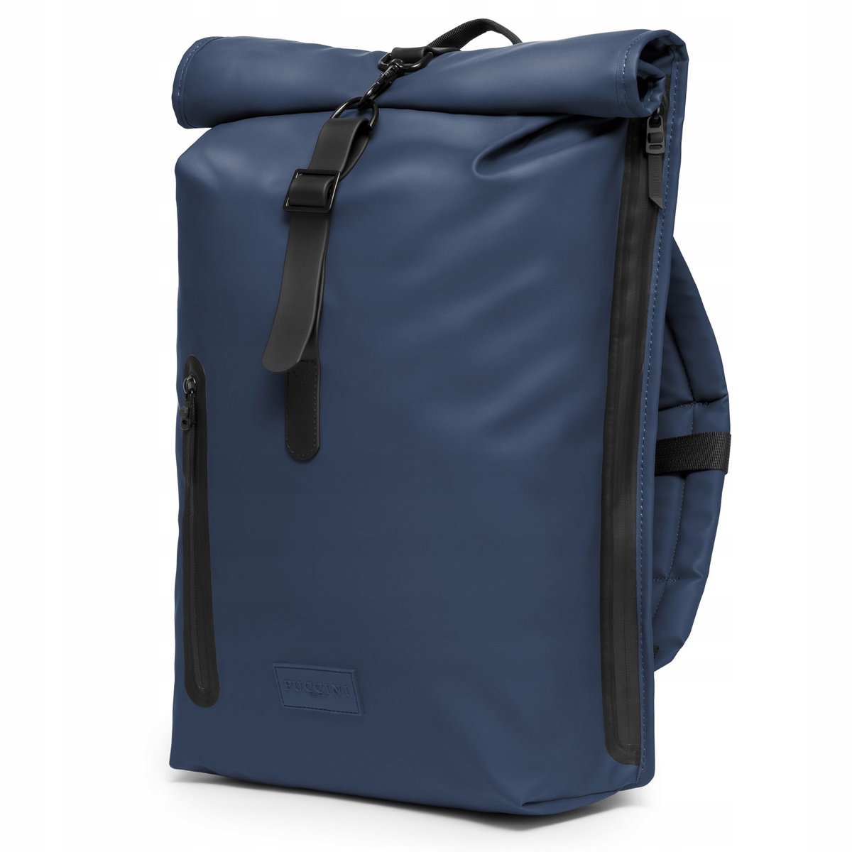 Plecak Miejski Wodoodporny Rolltop Na Laptopa 15'' Granat PUCCINI PM9030-7A