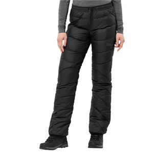 Damskie spodnie puchowe Jack Wolfskin ATMOSPHERE PANTS W black - XS - Spodnie sportowe damskie - miniaturka - grafika 1