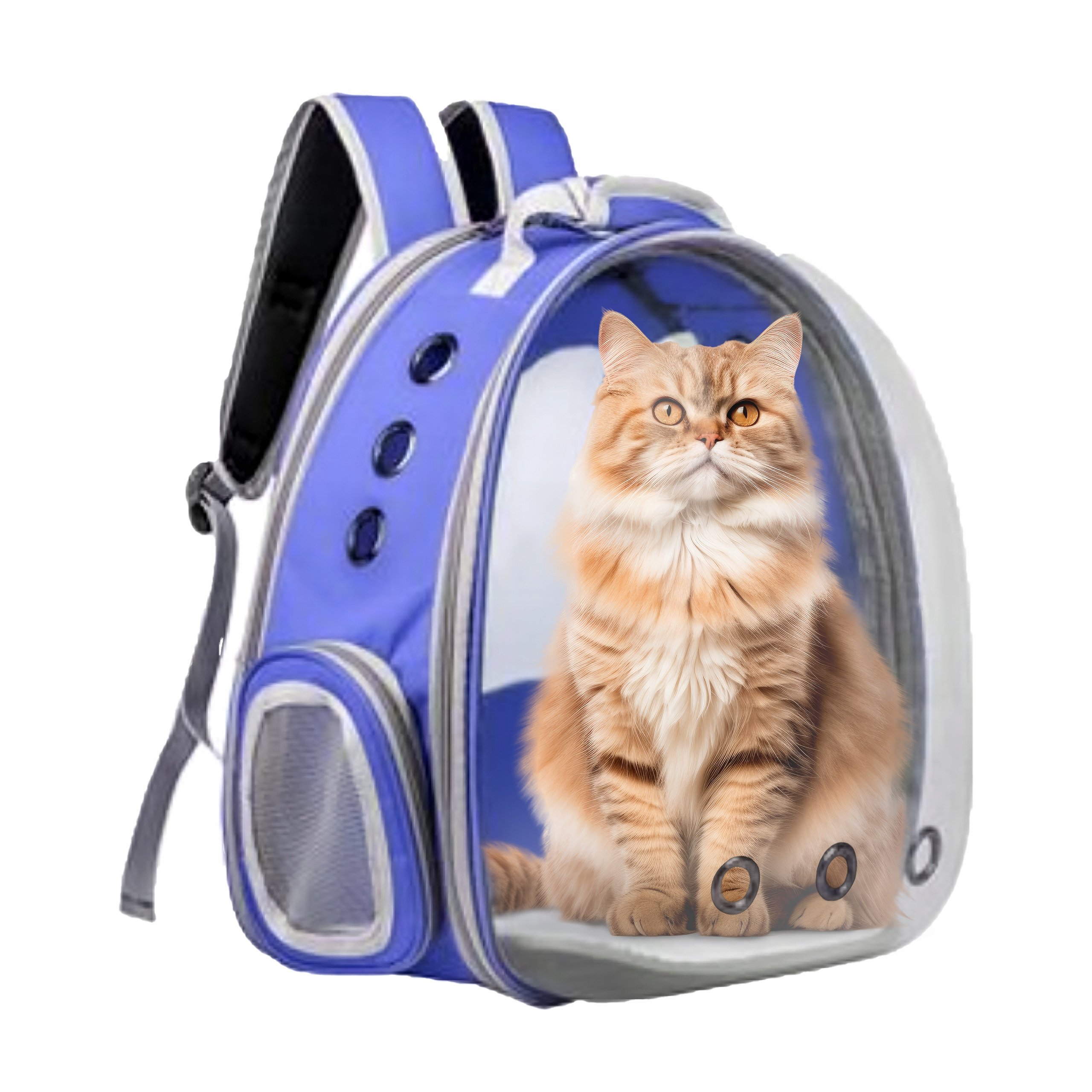 Transporter Plecak Torba Kota Psa Przezroczysty