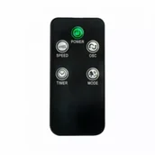 Wentylatory - Volteno Wentylator podłogowy czarny+ pilot+wyświetlacz 40cm - miniaturka - grafika 1