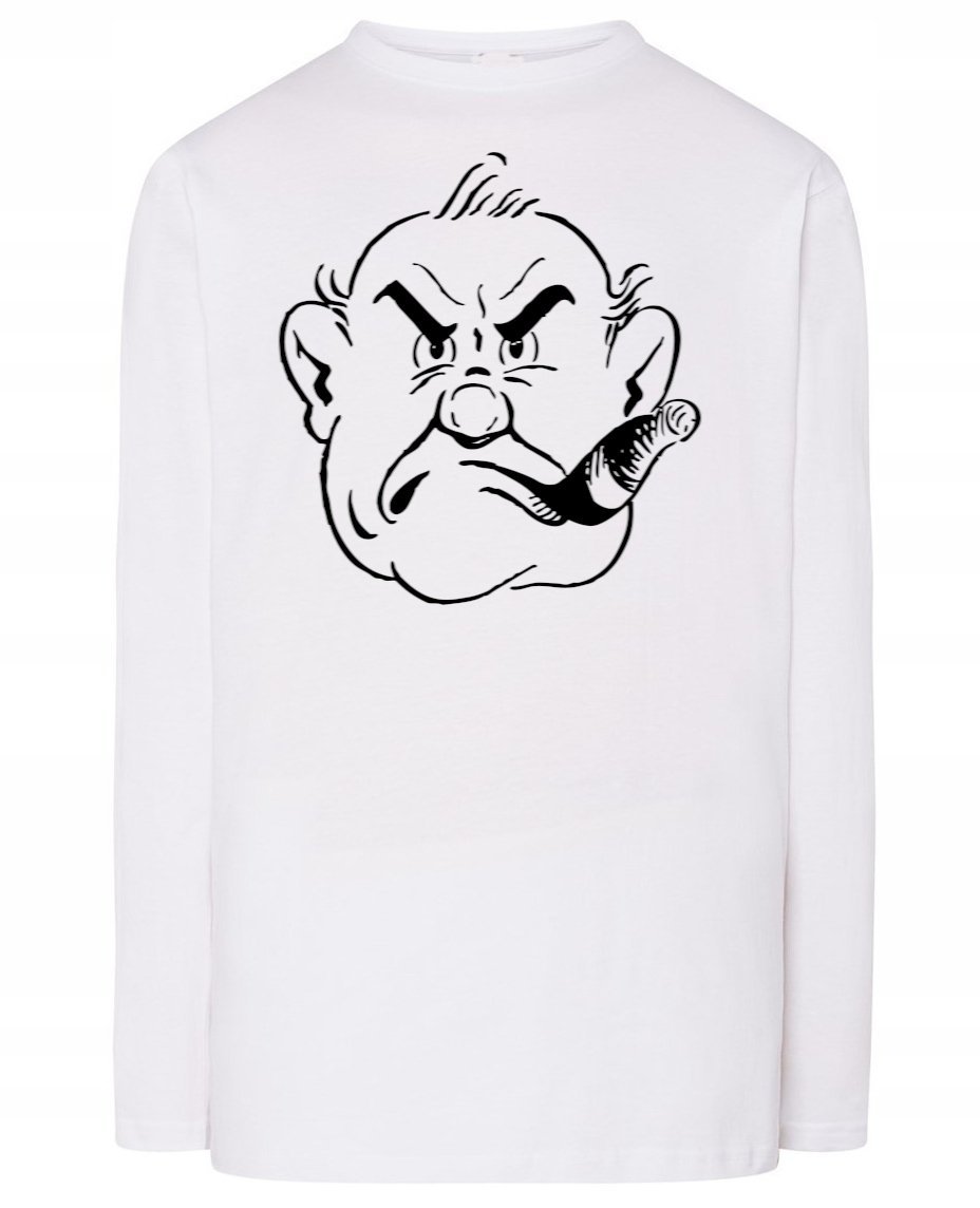Longsleeve nadruk Niezadowolana Zła Twarz r.XS