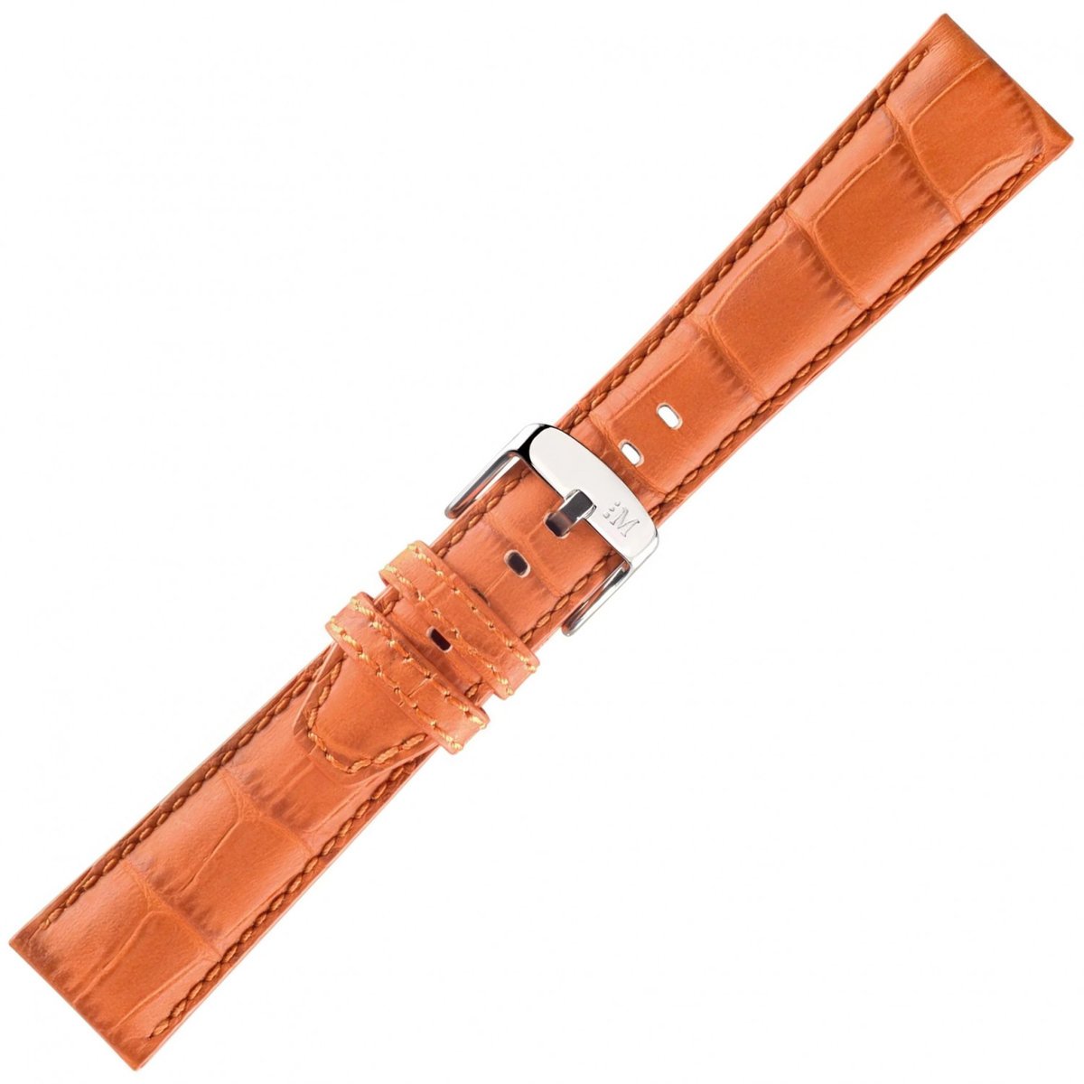 Pasek do zegarka Morellato A01X4497B44086CR22 pomarańczowy 22mm