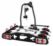 Bagażniki na rowery - Bagażnik rowerowy platforma uchwyt samochodowy na hak 3 rowery Uchylany - miniaturka - grafika 1