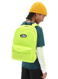 Plecak dziecięcy Vans New Skool 20 l - lime punch - Plecaki szkolne i tornistry - miniaturka - grafika 5