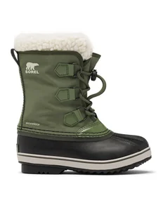 Sorel Śniegowce Yoot Pac™ Nylon Wp 2114111371 Zielony - Buty dla chłopców - miniaturka - grafika 1