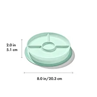 Miseczki i talerzyki dla dzieci - OXO Talerzyk Dzielony z Silikonową Przyssawką Opal - miniaturka - grafika 1