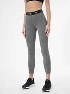 Legginsy - 4F Legginsy 4FSS23TFTIF077 Szary Slim Fit - miniaturka - grafika 1