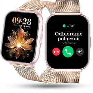 Rubicon RNCF46 Różowe złoto - Smartwatch - miniaturka - grafika 1