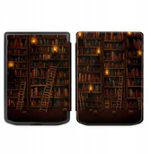 Etui do czytników e-book - Etui Graficzne TPU do PocketBook Verse Pro 629 634 Library girl - miniaturka - grafika 1