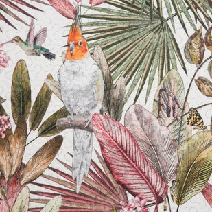 Narzuta 170 x 210 Pikowana Parrot Zieleń+Róż - Narzuty - miniaturka - grafika 4