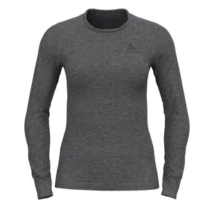 Koszulka damska Odlo BL TOP crew neck l/s ACTIVE WARM ECO - Koszulki sportowe damskie - miniaturka - grafika 1