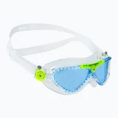 Maski do nurkowania - Maska do pływania dziecięca Aquasphere Vista transparent/bright green/blue MS5080031LB - miniaturka - grafika 1