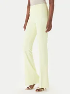 Spodnie damskie - Rinascimento Spodnie materiałowe CFC0127876003 Żółty Slim Fit - miniaturka - grafika 1