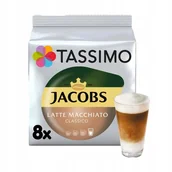 Kawa w kapsułkach i saszetkach - Kapsułki do kawy Tassimo Latte Macchiato Classico do Bosch Tassimo 8+8 szt. - miniaturka - grafika 1
