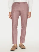Spodnie męskie - BOSS Spodnie materiałowe H-Genius-251 50535685 Różowy Slim Fit - miniaturka - grafika 1
