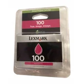 Tusze oryginalne - 14N0901B LEXMARK 100 WKŁAD ATRAMENTOWY MAGENTA - miniaturka - grafika 1
