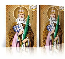 Ikona religijna Święty Fabian - Ikony i obrazy sakralne - miniaturka - grafika 1