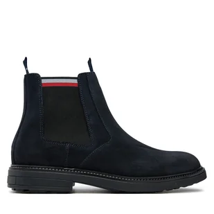 Sztyblety Tommy Hilfiger Chelsea FM0FM05191 Granatowy - Botki męskie - miniaturka - grafika 1