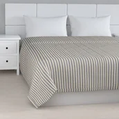 Narzuty - Dekoria Narzuta pikowana w pasy granatowo białe pasy 1,5cm) szer.260 × dł.210 cm Quadro 500-136-02 - miniaturka - grafika 1