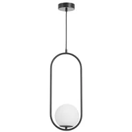 Lampy sufitowe - NOWOCZESNA LAMPA WISZĄCA CZARNA VERO 1B - miniaturka - grafika 1
