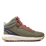 Buty trekkingowe damskie - Trekkingi Columbia Trailstorm Peak Mid BL5578 Zielony - miniaturka - grafika 1