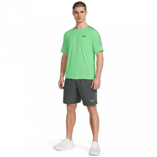 Męskie spodenki treningowe Under Armour UA Core+ Woven Shorts - szare - UNDER ARMOUR - Spodnie sportowe męskie - miniaturka - grafika 1