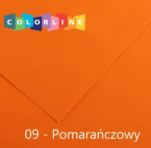 Brystol Canson Colorline 09 pomarańczowy 150g 10k [mm:] 500x650 (31074S054) - Szkolne artykuły papiernicze - miniaturka - grafika 1