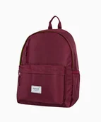 Plecaki - PUCCINI Bordowy młodzieżowy plecak z neonową podszewką - miniaturka - grafika 1
