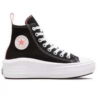 Trampki damskie - Buty Converse Chuck Taylor All Star Move Platform 271716C - czarne - miniaturka - grafika 1