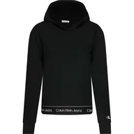 Bluzy dla dziewczynek - Calvin Klein Jeans Bluza | Cropped Fit - miniaturka - grafika 1