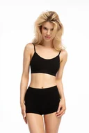 Majtki damskie - Figi Bamboo Boyshorts Black (Rozmiar XL) - miniaturka - grafika 1