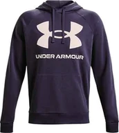Bluzy męskie - Under Armour Bluza męska Rival Fleece Big Logo Hd granatowa r. M 1357093-558 - miniaturka - grafika 1