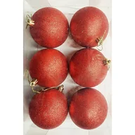 Bombki - Czerwone bombki brokat jak w opisie - miniaturka - grafika 1