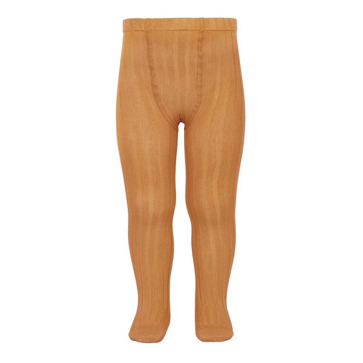 Rajstopy Wide Ribbed toffee Brązowy 12/24M Condor