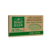 Kosmetyki kąpielowe dla dzieci - Biały Jeleń Biały Jeleń Mydło dermatologiczne z glinką zieloną 125g - miniaturka - grafika 1