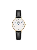 Zegarki męskie - Daniel Wellington Zegarek Petite Roman Numerals Shieffield DW00100686 Czarny - miniaturka - grafika 1