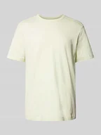 Koszulki męskie - T-shirt o kroju regular fit z czystej bawełny z gumowanym nadrukiem z logo - miniaturka - grafika 1