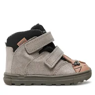 Buty dla dziewczynek - Trzewiki Mrugała ANDY 6180/4-84 Srebrny - miniaturka - grafika 1