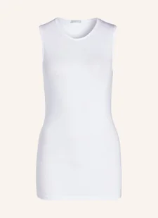 Hanro Top Soft Touch weiss - Koszulki i topy damskie - miniaturka - grafika 1