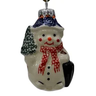 Bombki - Ceramiczna bombka ceramiczna Ceramika Bolesławiec - miniaturka - grafika 1