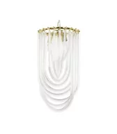 Lampy sufitowe - KingHome Lampa wisząca MURANO L złota szkło metal JD9607-L.GOLD - miniaturka - grafika 1
