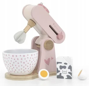 Label Label Robot kuchenny drewniany różowy zabawka w kuchnie - Zabawy w naśladowanie dorosłych - miniaturka - grafika 1