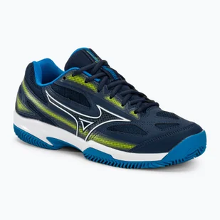 Buty do tenisa męskie Mizuno Break Shot 4 CCdress blues/jet blue/sulphur spring - Buty sportowe męskie - miniaturka - grafika 1