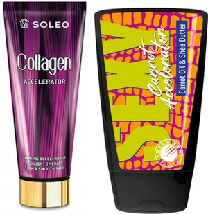 Soleo Collagen Accelerator + Wild Tan Sexy Carrot Gratis - Balsamy i kremy do opalania - miniaturka - grafika 1