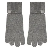 Rękawiczki - Rękawiczki Calvin Klein Emblem LV14D8016G Szary - miniaturka - grafika 1