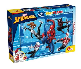 Puzzle dwustronne, Lisciani, Spiderman, 108 el. - Puzzle - miniaturka - grafika 1
