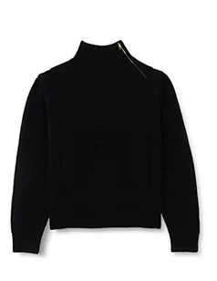 BOSS Damski sweter z dzianiny w kolorze czarnym, XS (DE) - Swetry damskie - miniaturka - grafika 1